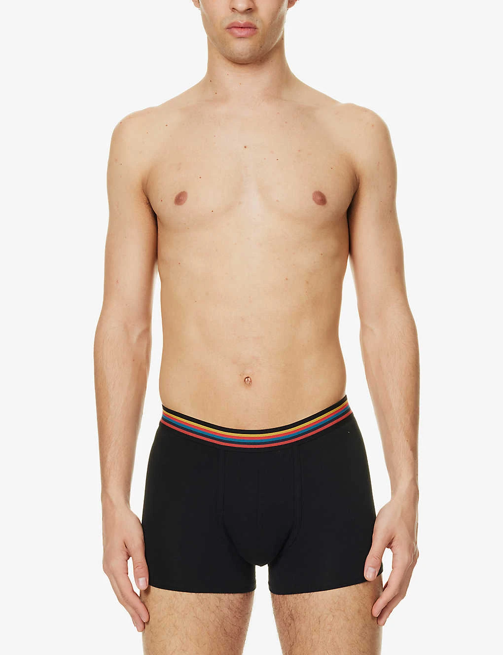 PAUL SMITH Logo-waistband Mid-rise Pack Of Three Stretch-cotton Trunks 2 PAUL SMITH Logo-waistband Mid-rise Pack Of Three Stretch-cotton Trunks - Image 2