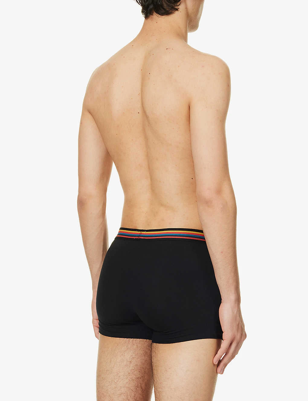 PAUL SMITH Logo-waistband Mid-rise Pack Of Three Stretch-cotton Trunks 3 PAUL SMITH Logo-waistband Mid-rise Pack Of Three Stretch-cotton Trunks - Image 3