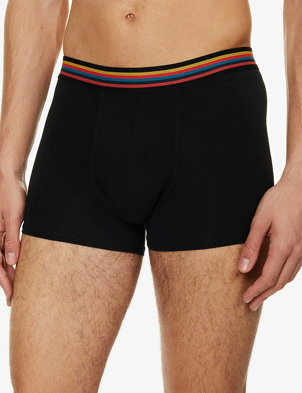 PAUL SMITH Logo-waistband Mid-rise Pack Of Three Stretch-cotton Trunks 4 PAUL SMITH Logo-waistband Mid-rise Pack Of Three Stretch-cotton Trunks - Image 4