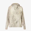 Norse Projects Herluf Graphic-print Funnel-neck Oversized-fit Stretch-woven Hooded Jacket