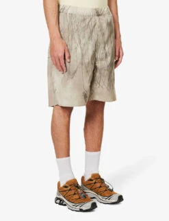 Norse Projects Poul Graphic-print Stretch-woven Shorts 7 Norse Projects Poul Graphic-print Stretch-woven Shorts -AllSain Clothing Shop R04148527 LIGHTKHAKI ALT02