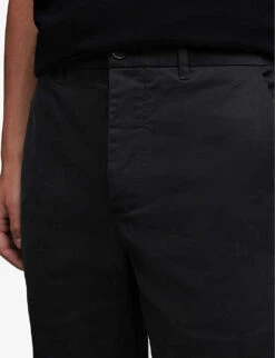 AllSaints Koto Walde Skinny-fit Cotton Chino Trousers -AllSain Clothing Shop R04149422 KOTOBLACK ALT05