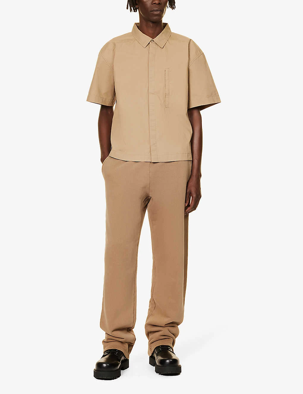 01 Zip-pocket Boxy-fit Cotton-poplin Shirt 2 01 Zip-pocket Boxy-fit Cotton-poplin Shirt - Image 2