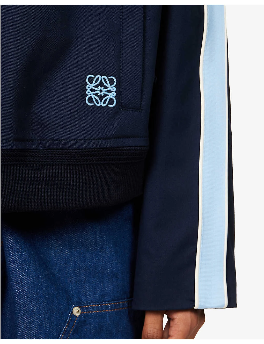 Loewe Contrast-taping Collared Stretch-cotton Jacket 5 Loewe Contrast-taping Collared Stretch-cotton Jacket - Image 5