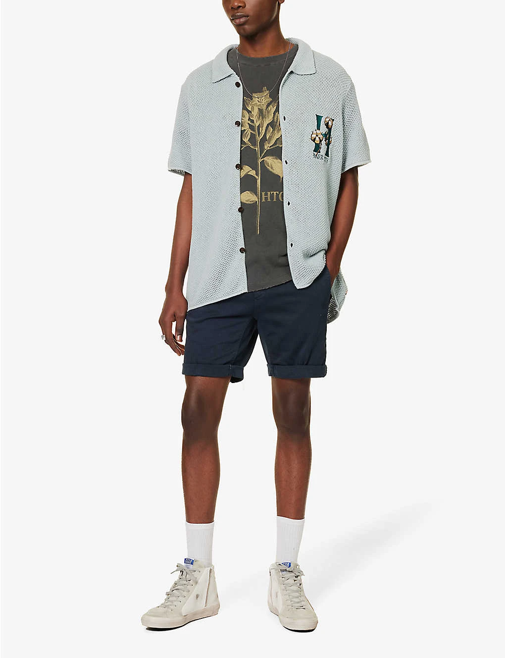 Replay Benni Hyperflex Regular-fit Stretch-cotton Chino Shorts 2 Replay Benni Hyperflex Regular-fit Stretch-cotton Chino Shorts - Image 2