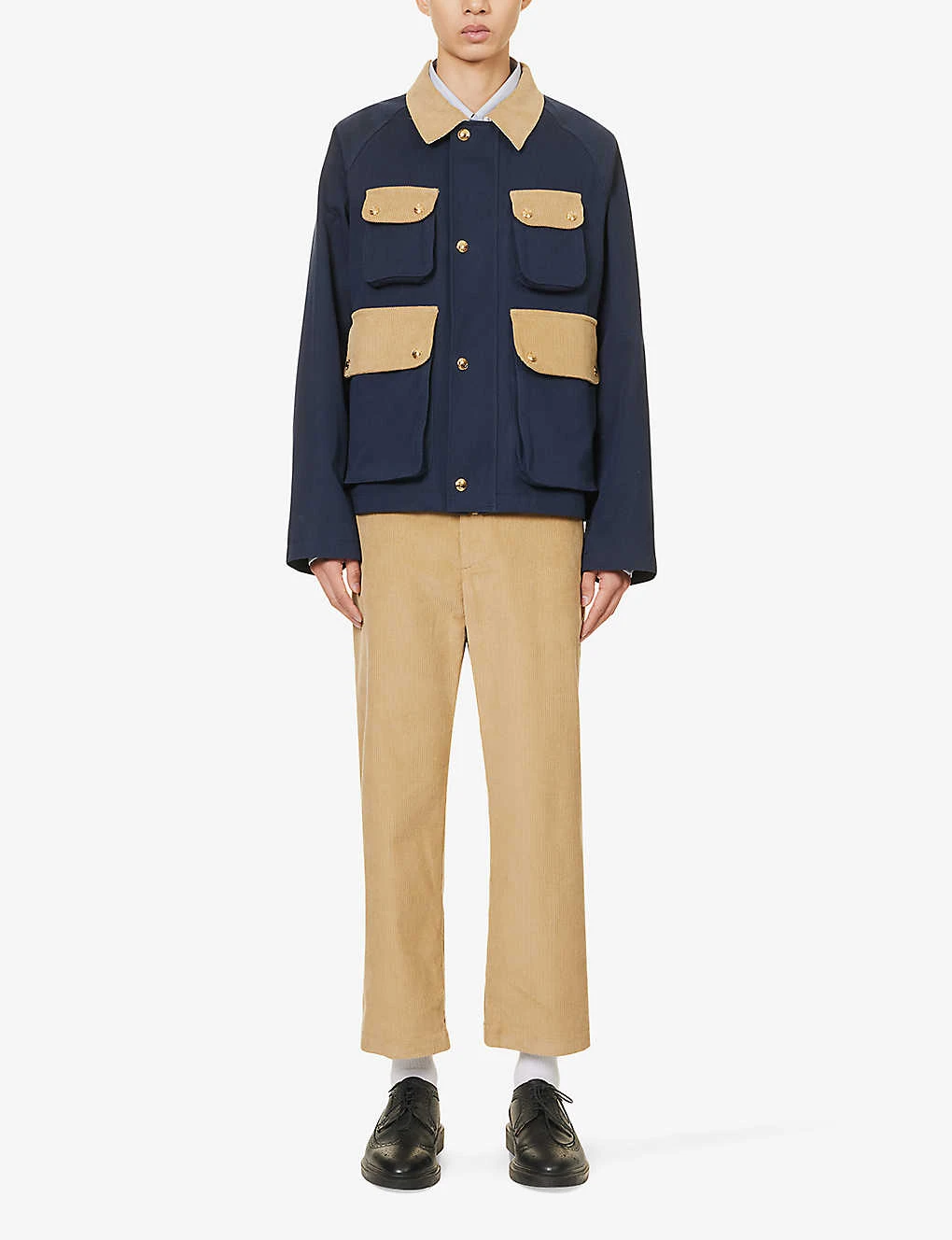 Straight-leg Regular-fit Cotton-corduroy Trousers 2 Straight-leg Regular-fit Cotton-corduroy Trousers - Image 2