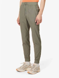 Lululemon ABC Warpstreme Drawstring-waist Recycled Polyester-blend Jogging Bottoms -AllSain Clothing Shop R04153878 GREYSAGE ALT02