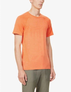Lululemon Metal Vent Tech 2.0 Regular-fit Stretch-woven T-shirt 7 Lululemon Metal Vent Tech 2.0 Regular-fit Stretch-woven T-shirt -AllSain Clothing Shop R04153887 ORANGECORAL ALT02