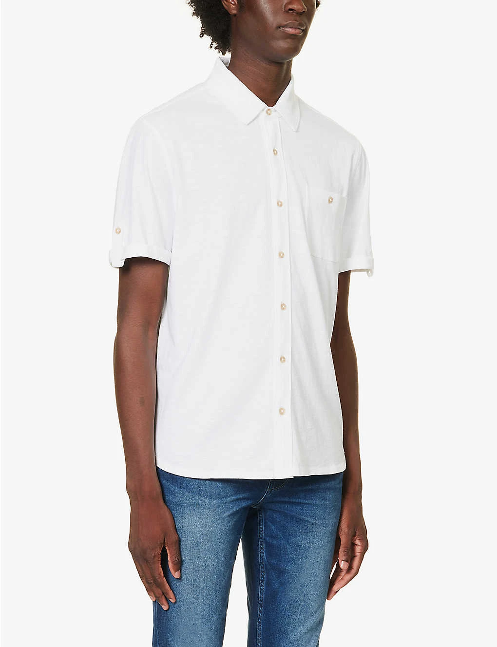 Paige Brayden Short-sleeved Relaxed-fit Cotton Shirt 3 Paige Brayden Short-sleeved Relaxed-fit Cotton Shirt - Image 3