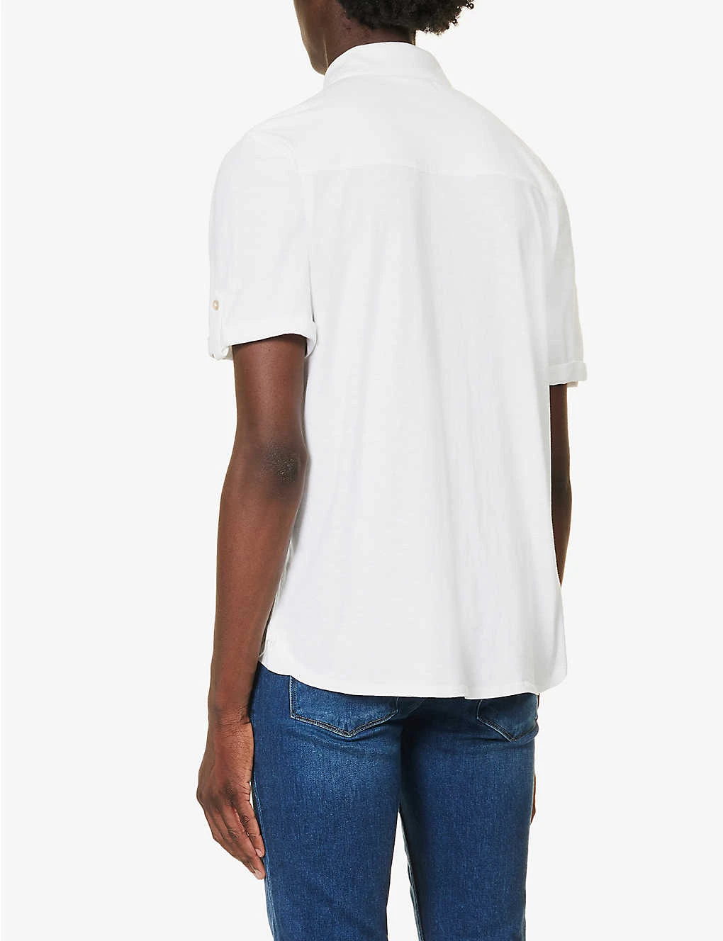 Paige Brayden Short-sleeved Relaxed-fit Cotton Shirt 4 Paige Brayden Short-sleeved Relaxed-fit Cotton Shirt - Image 4