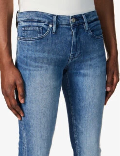 FRAME L'homme Slim-fit Straight-leg Stretch-denim Jeans -AllSain Clothing Shop R04157967 SKYWOOD ALT04