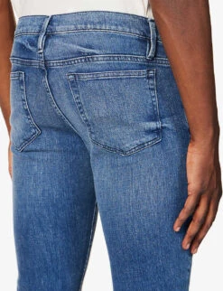 FRAME L'homme Slim-fit Straight-leg Stretch-denim Jeans -AllSain Clothing Shop R04157967 SKYWOOD ALT05