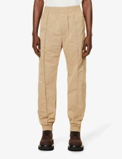 Bottega Veneta Tech Slip-pocket Tapered-leg Regular-fit Shell Trousers 8 Bottega Veneta Tech Slip-pocket Tapered-leg Regular-fit Shell Trousers -AllSain Clothing Shop R04157969 SESAME ALT02