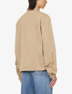 Bottega Veneta Tech Zipped-sleeve Shell Jacket -AllSain Clothing Shop R04157975 SESAME ALT03