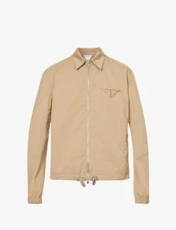 Bottega Veneta Tech Zipped-sleeve Shell Jacket