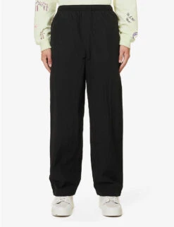Acne Studios Pichele Brand-patch Wide-leg Relaxed-fit Shell Trousers 7 Acne Studios Pichele Brand-patch Wide-leg Relaxed-fit Shell Trousers -AllSain Clothing Shop R04158751 BLACK ALT02
