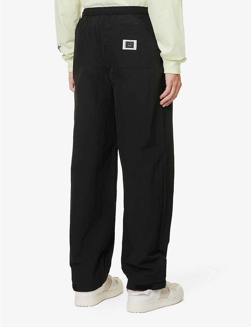 Acne Studios Pichele Brand-patch Wide-leg Relaxed-fit Shell Trousers 4 Acne Studios Pichele Brand-patch Wide-leg Relaxed-fit Shell Trousers - Image 4