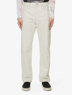 Acne Studios 1996 Straight-leg Regular-fit Denim Jeans 8 Acne Studios 1996 Straight-leg Regular-fit Denim Jeans -AllSain Clothing Shop R04158770 ECRUECRU ALT02