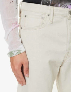 Acne Studios 1996 Straight-leg Regular-fit Denim Jeans 11 Acne Studios 1996 Straight-leg Regular-fit Denim Jeans -AllSain Clothing Shop R04158770 ECRUECRU ALT05