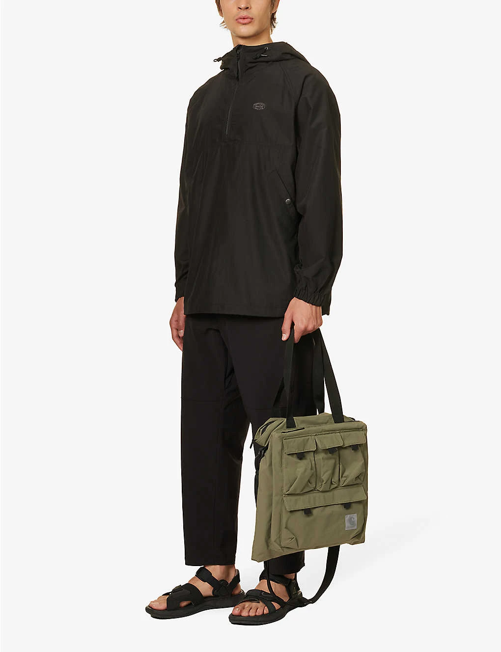 Snow Peak Light Mountain Funnel-neck Cotton-blend Anorak 2 Snow Peak Light Mountain Funnel-neck Cotton-blend Anorak - Image 2