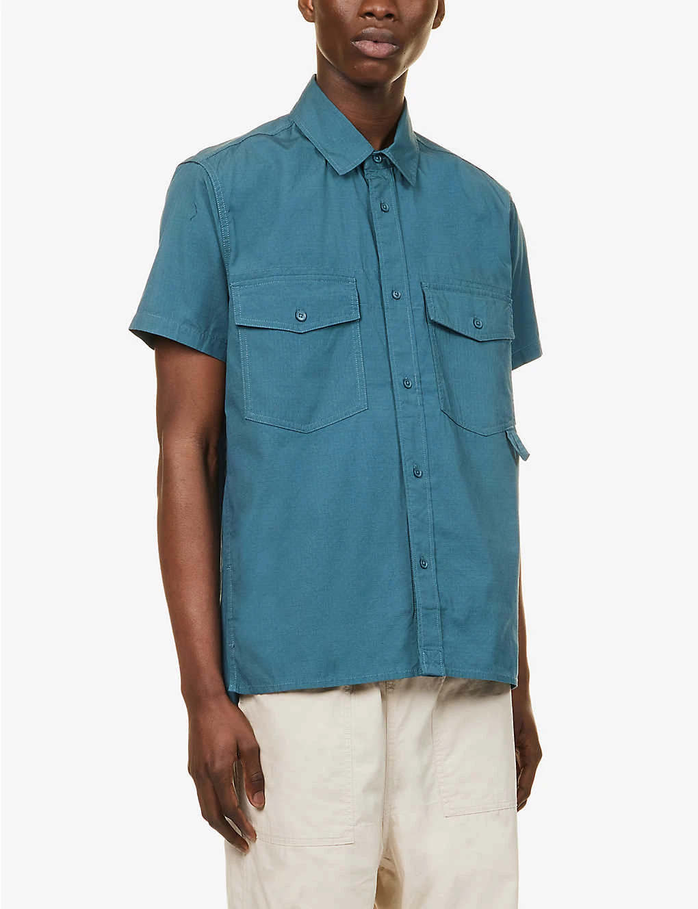 Snow Peak Takibi Ripstop Regular-fit Cotton-blend Shirt 3 Snow Peak Takibi Ripstop Regular-fit Cotton-blend Shirt - Image 3