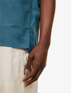 Snow Peak Takibi Ripstop Regular-fit Cotton-blend Shirt 11 Snow Peak Takibi Ripstop Regular-fit Cotton-blend Shirt -AllSain Clothing Shop R04159223 NAVY ALT05