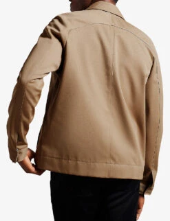 Ted Baker Filtyj Raglan-sleeve Wool Jacket 5 Ted Baker Filtyj Raglan-sleeve Wool Jacket -AllSain Clothing Shop R04159687 NATURAL ALT02