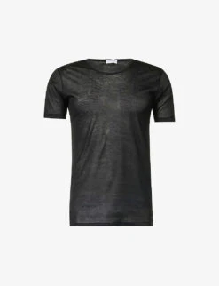 Royal Classic Semi-sheer Cotton-jersey T-shirt