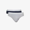 HANRO Pack Of Two Logo-waistband Stretch-cotton Briefs