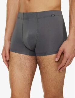 HANRO Pack Of Two Logo-embellished Mid-rise Stretch-cotton Briefs 7 HANRO Pack Of Two Logo-embellished Mid-rise Stretch-cotton Briefs -AllSain Clothing Shop R04160659 AMARANTHMERCURY ALT03