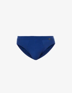 HANRO Logo-tag Stretch-woven Briefs