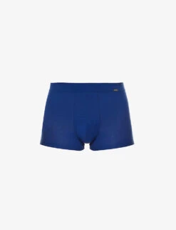 HANRO Logo-patch Stretch-woven Boxer Briefs