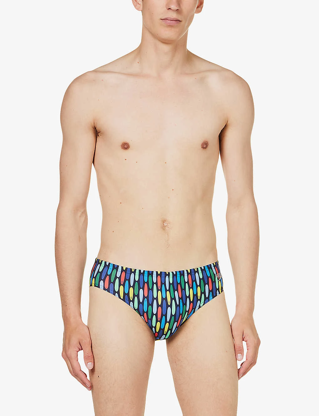 Speedo Allover 8cm Recycled Polyester-blend Swim Briefs 2 Speedo Allover 8cm Recycled Polyester-blend Swim Briefs - Image 2