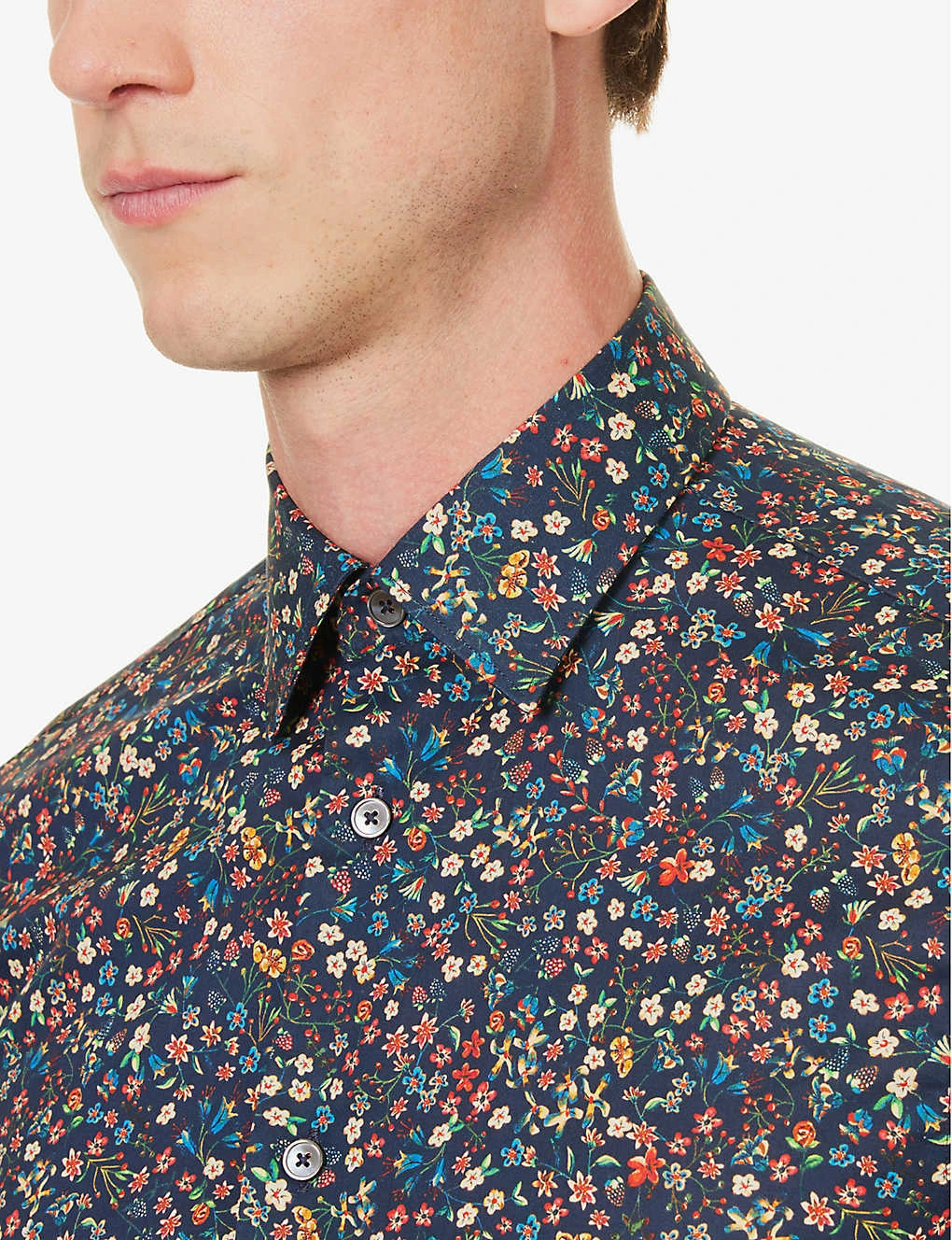 PAUL SMITH Liberty Floral-print Regular-fit Organic-cotton Shirt 5 PAUL SMITH Liberty Floral-print Regular-fit Organic-cotton Shirt - Image 5