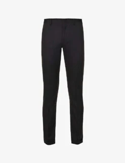 PAUL SMITH Tapered-leg Regular-fit Organic-cotton Chino Trousers