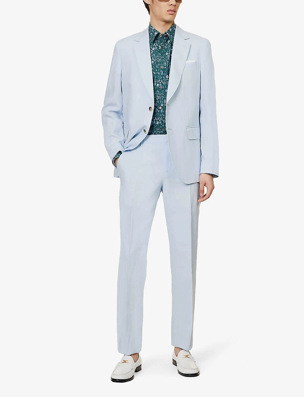 PAUL SMITH Floral-print Regular-fit Cotton Shirt 2 PAUL SMITH Floral-print Regular-fit Cotton Shirt - Image 2