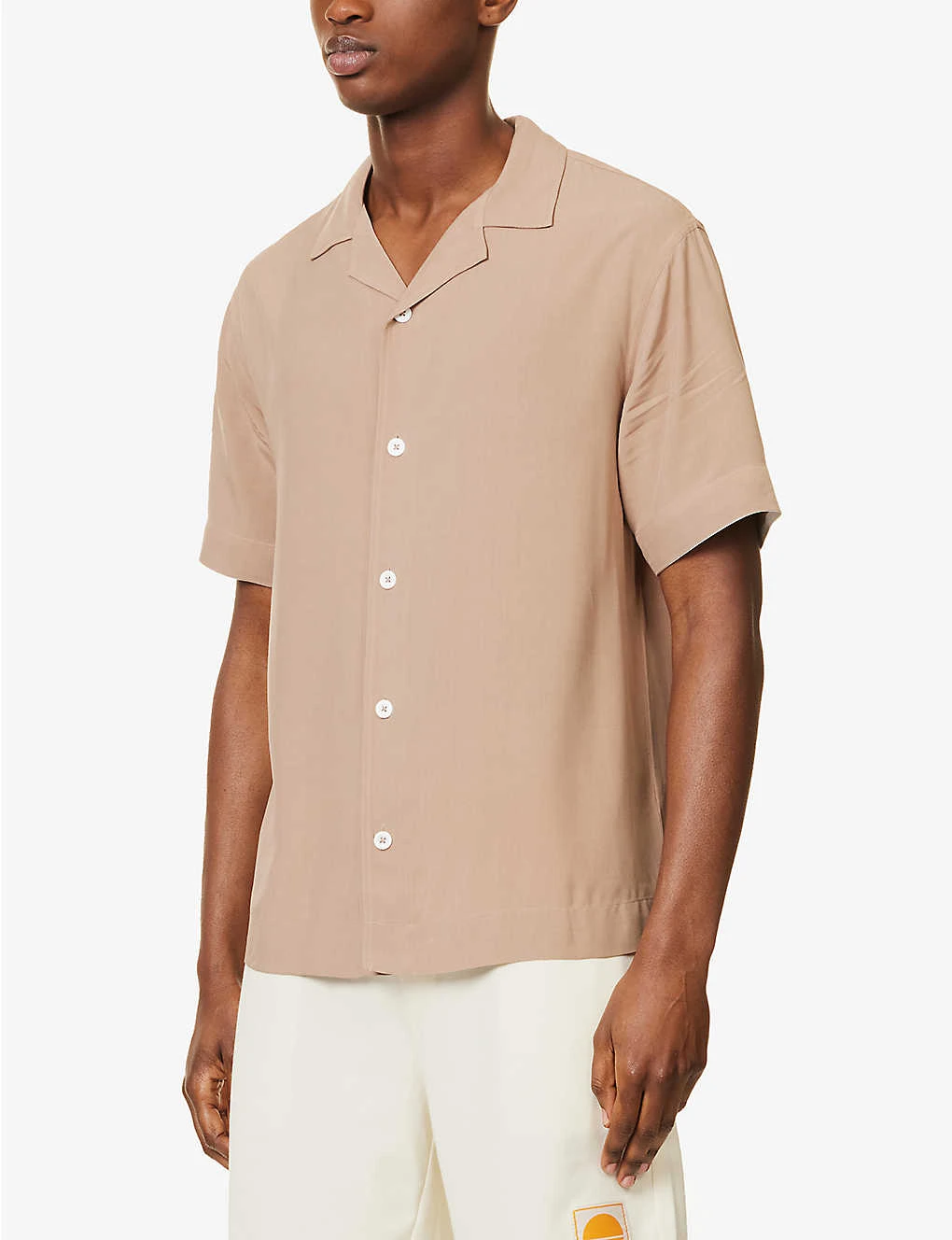 Valbonne Camp-collar Regular-fit Woven Shirt 3 Valbonne Camp-collar Regular-fit Woven Shirt - Image 3