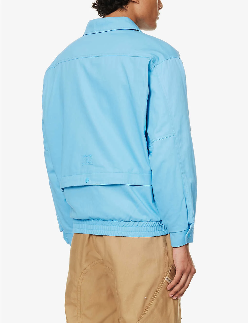 Day Tripper Brand-embroidered Relaxed-fit Cotton-twill Bomber Jacket 4 Day Tripper Brand-embroidered Relaxed-fit Cotton-twill Bomber Jacket - Image 4