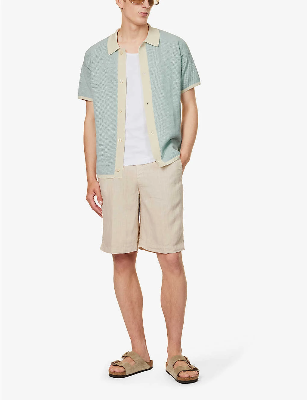 Contrast-back Regular-fit Cotton-knit Shirt 2 Contrast-back Regular-fit Cotton-knit Shirt - Image 2