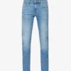 7 For All Mankind Slimmy Brand-patch Slim-fit Stretch-denim Jeans