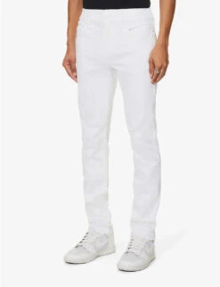 True Religion Rocco Relaxed-fit Skinny-leg Stretch-denim Jeans 7 True Religion Rocco Relaxed-fit Skinny-leg Stretch-denim Jeans -AllSain Clothing Shop R04168089 OPTICWHITE ALT02