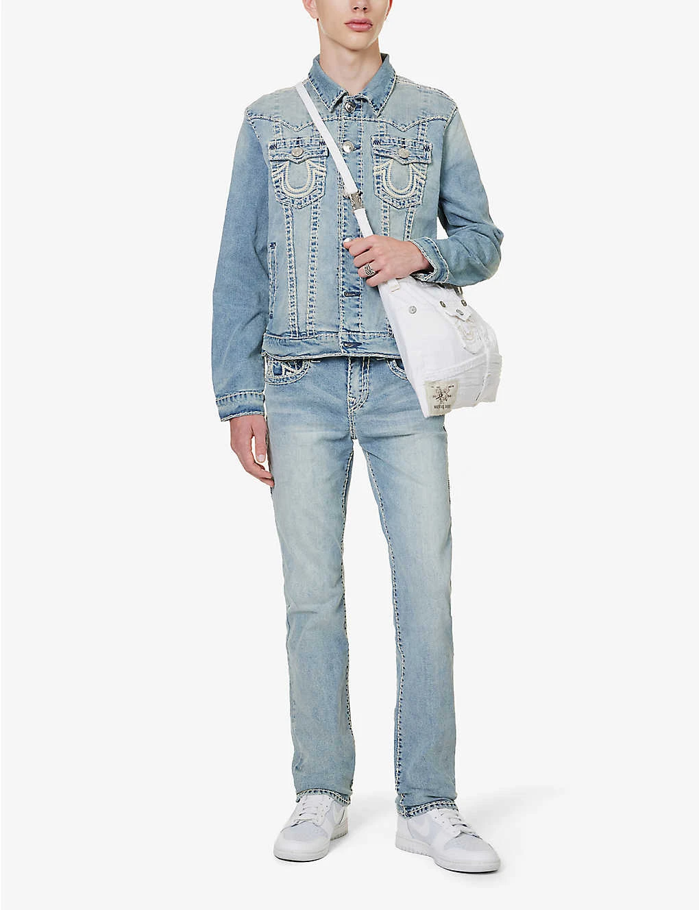 True Religion Jimmy Flap-pocket Regular-fit Stretch-denim Jacket 2 True Religion Jimmy Flap-pocket Regular-fit Stretch-denim Jacket - Image 2