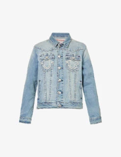 True Religion Jimmy Flap-pocket Regular-fit Stretch-denim Jacket