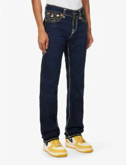 True Religion Ricky Regular-fit Straight-leg Stretch-denim Jeans 7 True Religion Ricky Regular-fit Straight-leg Stretch-denim Jeans -AllSain Clothing Shop R04168117 WHISKBROOMDARKWASH ALT02
