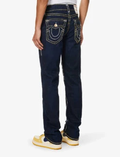 True Religion Ricky Regular-fit Straight-leg Stretch-denim Jeans 8 True Religion Ricky Regular-fit Straight-leg Stretch-denim Jeans -AllSain Clothing Shop R04168117 WHISKBROOMDARKWASH ALT03