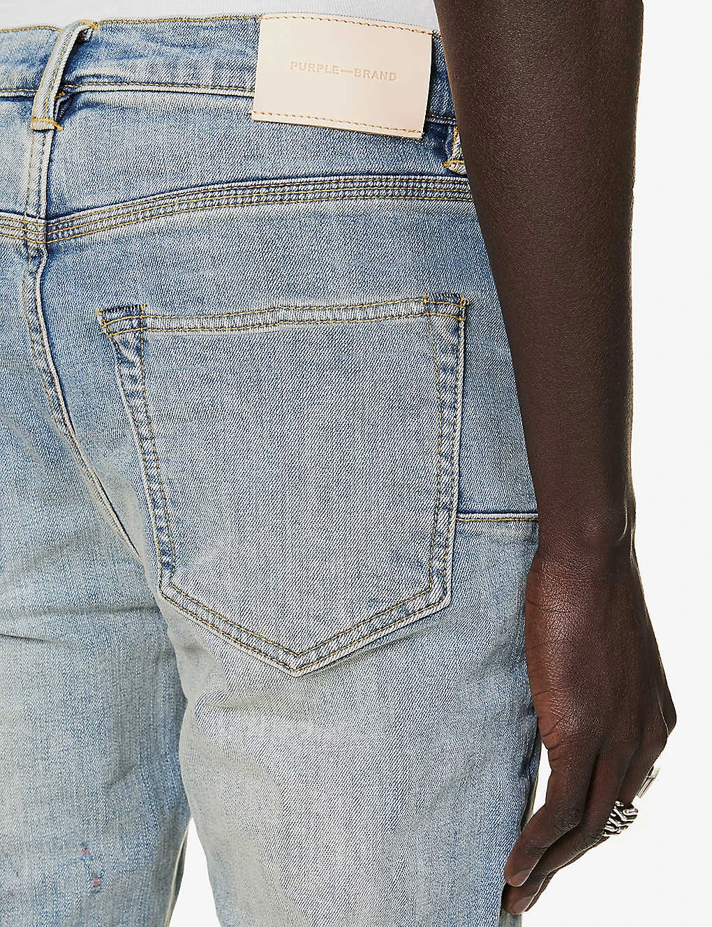 Distressed Low-rise Slim-fit Stretch-denim Jeans 5 Distressed Low-rise Slim-fit Stretch-denim Jeans - Image 5