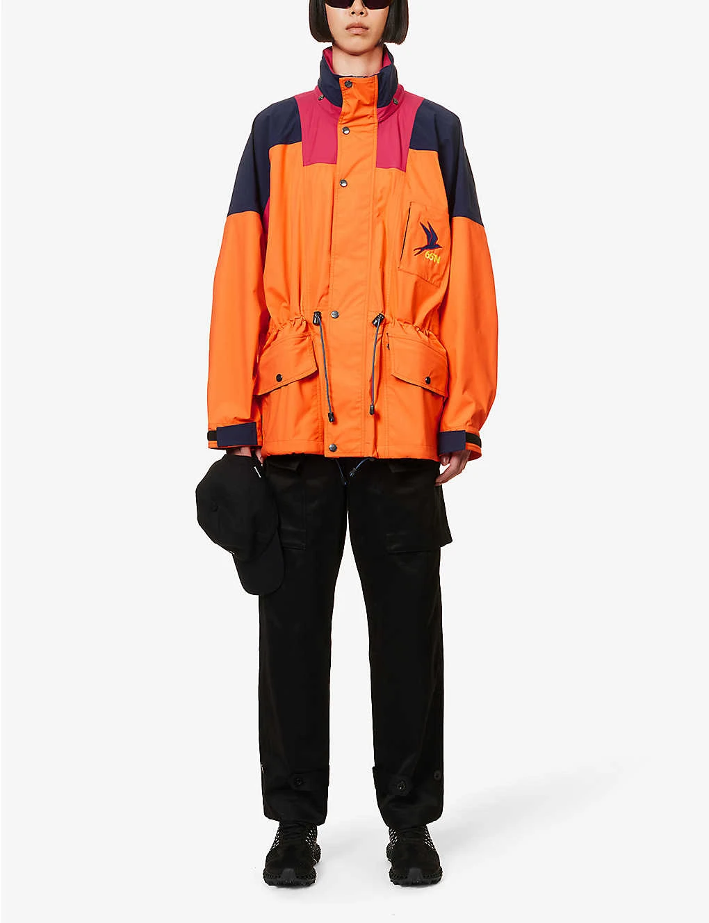 Exclusive Unisex Kria Funnel-neck Logo-embroidered Shell Jacket 2 Exclusive Unisex Kria Funnel-neck Logo-embroidered Shell Jacket - Image 2