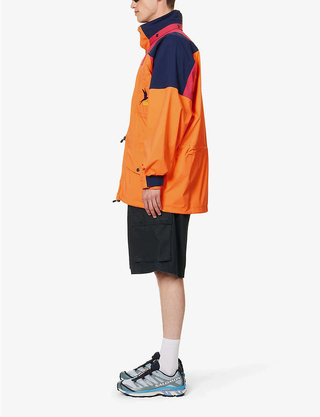 Exclusive Unisex Kria Funnel-neck Logo-embroidered Shell Jacket 3 Exclusive Unisex Kria Funnel-neck Logo-embroidered Shell Jacket - Image 3