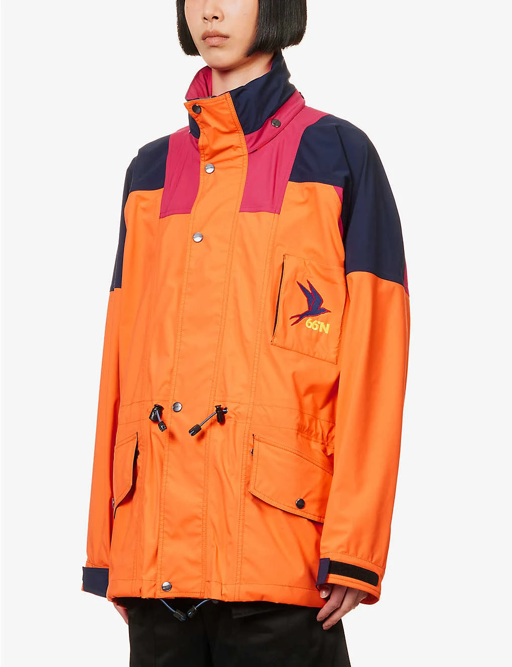 Exclusive Unisex Kria Funnel-neck Logo-embroidered Shell Jacket 4 Exclusive Unisex Kria Funnel-neck Logo-embroidered Shell Jacket - Image 4