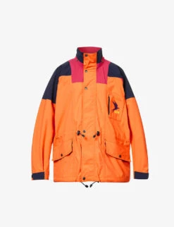 Exclusive Unisex Kria Funnel-neck Logo-embroidered Shell Jacket